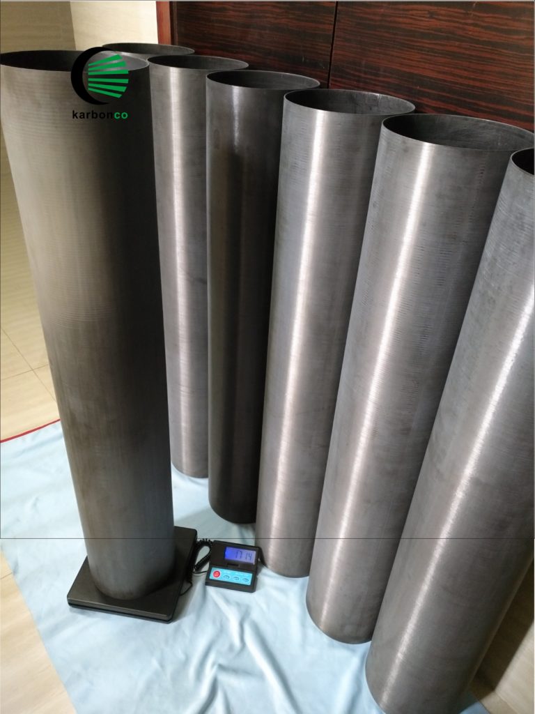 Customized large carbon fibre tubes for industrial fields to our
